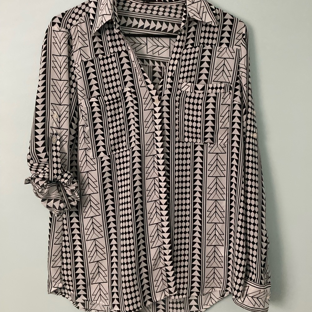 Button Down Express Top